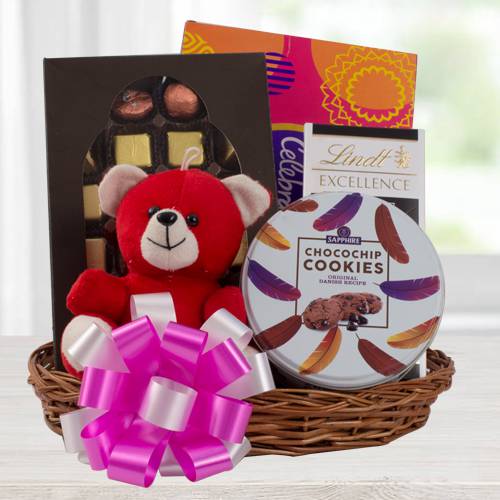 Angelic Chocolate Gift Hamper with Teddy
