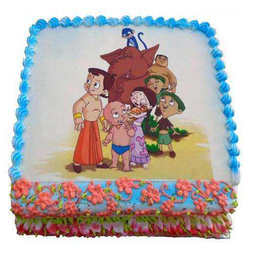 Amazing Chota Bheem Chocolate Cake