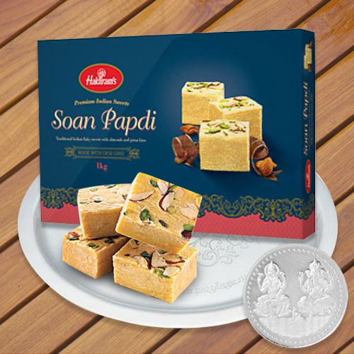 Haldirams Soan Papri N Thali  Free Coin