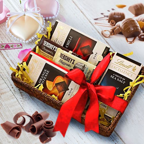 Scrumptious Chocolates Gift Basket