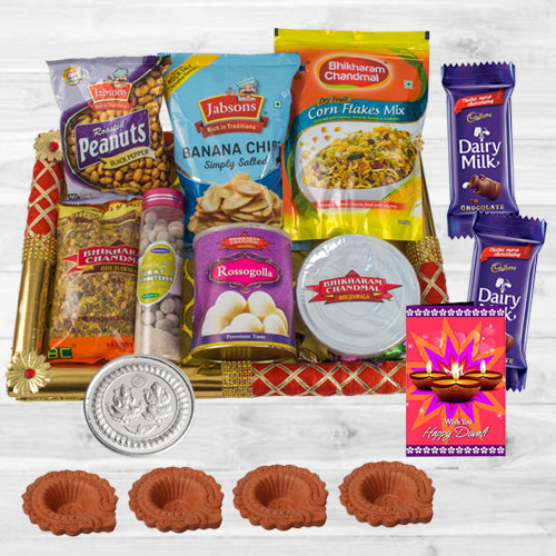 Marvelous Festive Delight Snacks Hamper for Deepawali