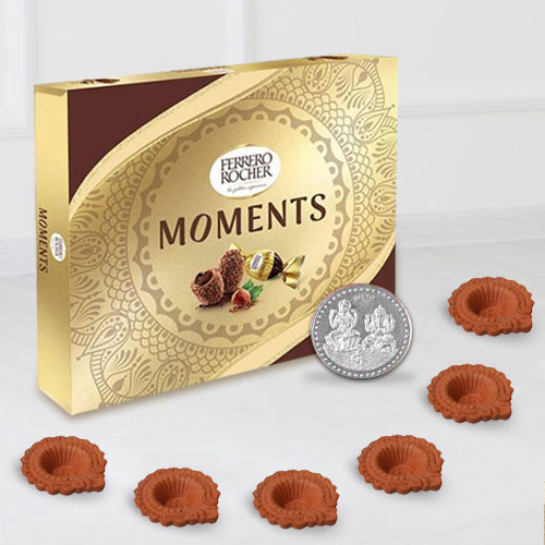 Marvelous Ferrero Rocher Chocolates Diwali Gift with Free Coin