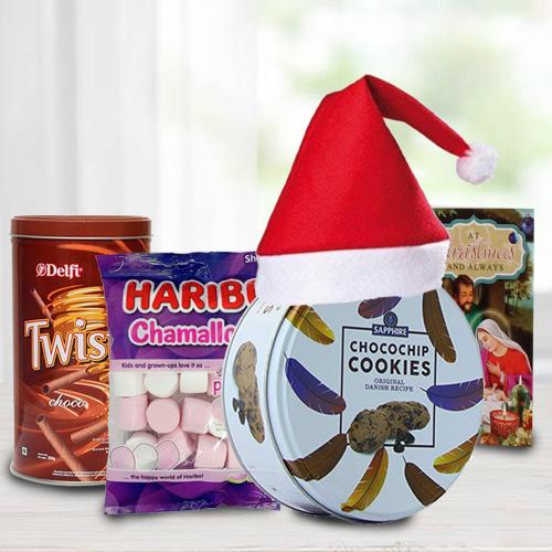 Delicious Cookies, Wafers N Marshmellos Combo for XMas