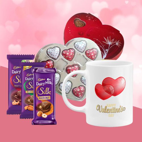 Valentine Special Gift of Chocolates n Ceramic Cup