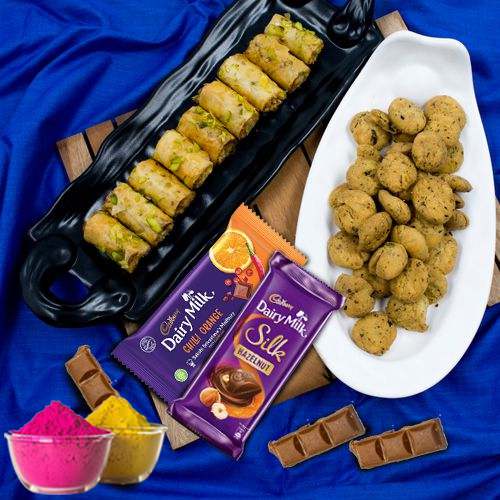 Impressive Sweet n Snacks Holi Gift Combo