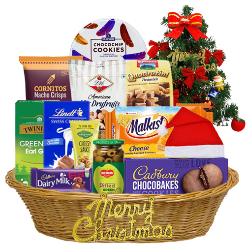 Sizzling Crisp n Chips Christmas Goodies Basket