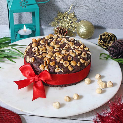 Delicious Hazelnut N Nutella Chocolate Cake
