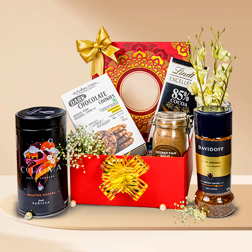 Deluxe Coffee N Chocolate Treats Hamper