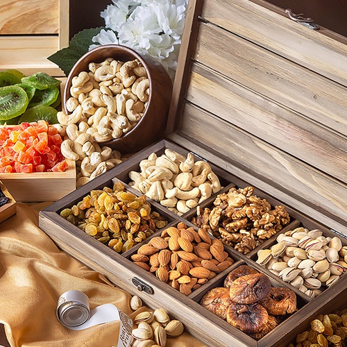 Yummy Dry Fruits Lid Box