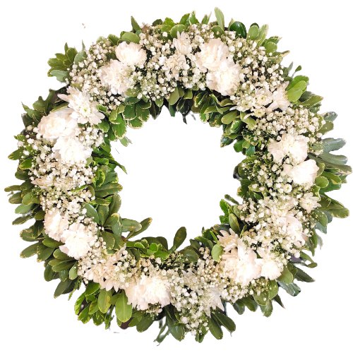 Pretty Wreath of Carnations