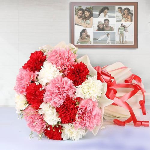Lovely Mixed Carnations Bouquet