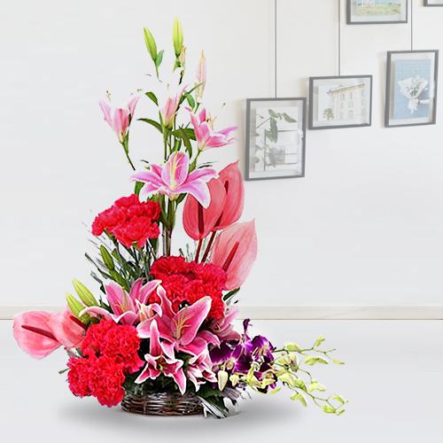Wonderful Assorted Flowers Arrangement