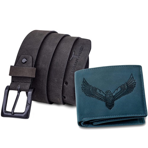 Admirable Combo of Mens Leather Wallet N Belt from Urban Forest