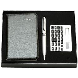 Amazing Diary Gift with Calculator and Pen Gift Set
