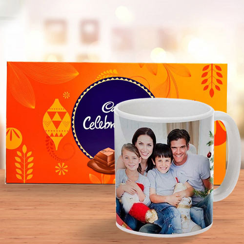 Smart Personalized Coffee Mug with Cadbury Celebrations Pack