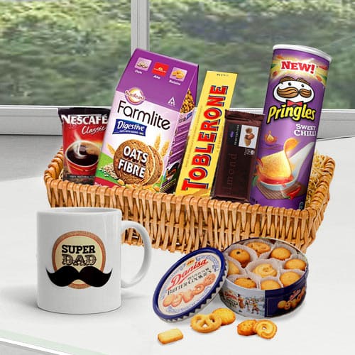 Amazing Snacks Basket for Father
