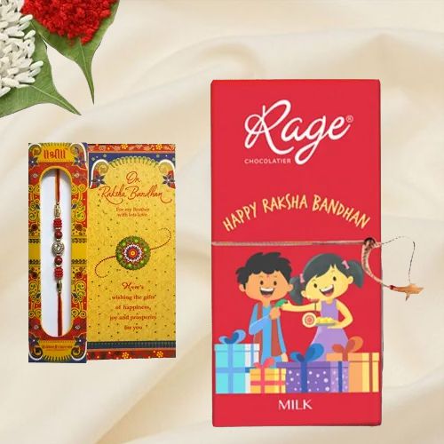 Personalized Chocolaty Wishes for Rakhi