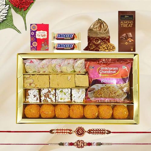 Sweets Solitaire N Auspicious Rakhi