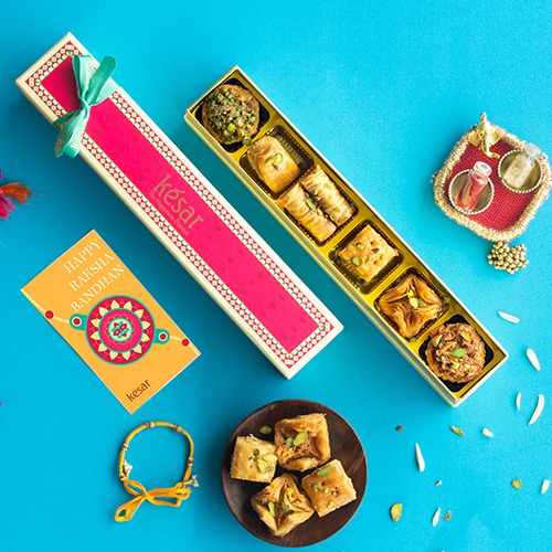 Deluxe Rakhi and Baklava