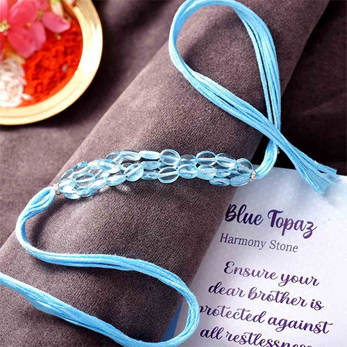 Serenade in Blue: Rakhi Set