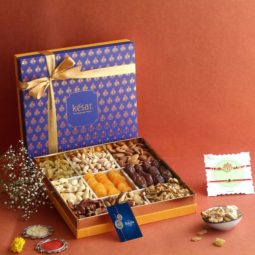 Premium Rakhi Nut Gift Box