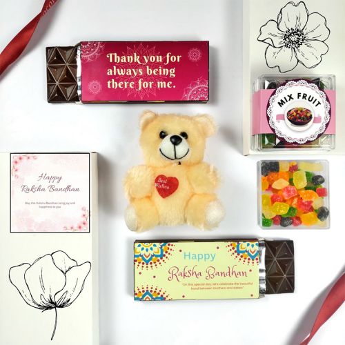 Sweet Bonds Rakhi Gift Pack