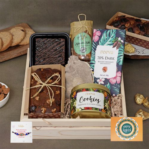 Rakhi Goodies  N  Sweets Gift Pack