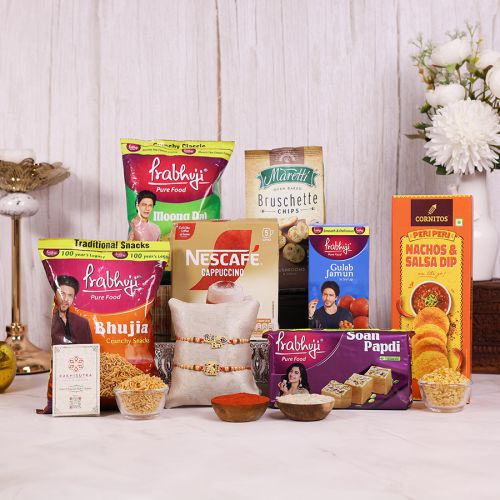 Designer Rakhi  N  Festive Feast Hamper