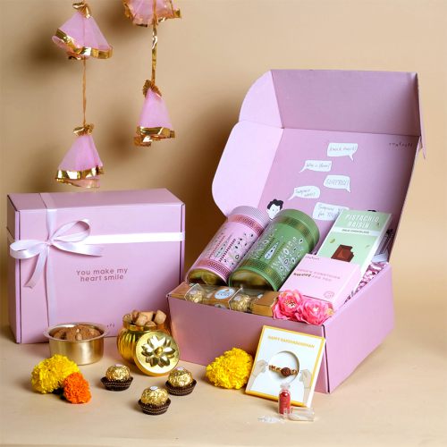 Rakhi  N  Delectable Goodies Celebration Hamper
