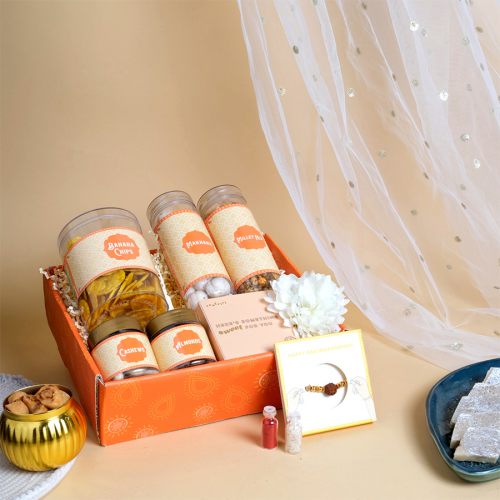 Savory Treats  N  Rakhi Gift Set