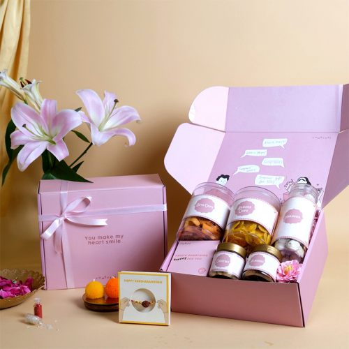 Healthy Treats  N  Rakhi Gift Box