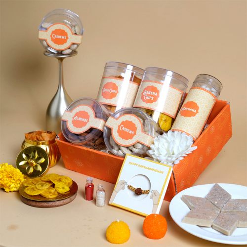 Healthy Munch Rakhi Gift Tray
