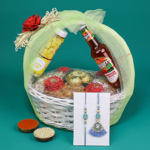 Elegant Rakhi Hamper for Duo