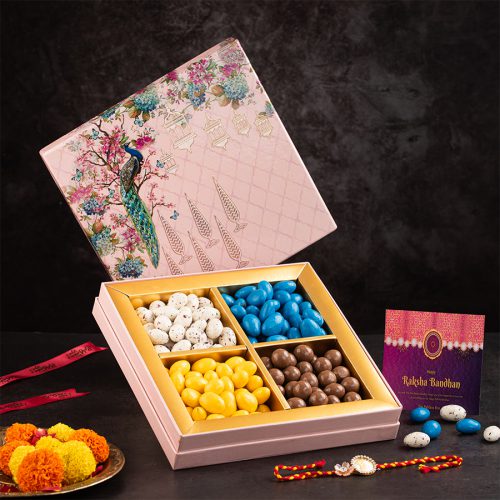 Delightful Rakhi  N  Dryfruit Gift Set