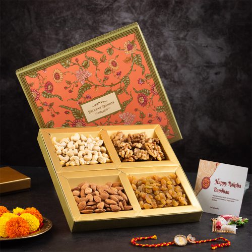 Opulent Rakhi Sweet Treat Box