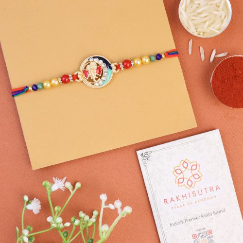 Auspicious Ganesh Rakhi With Blessings