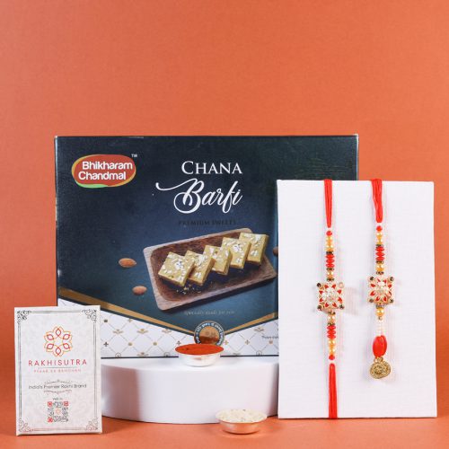 Heartfelt Couple Rakhi Gift Bundle