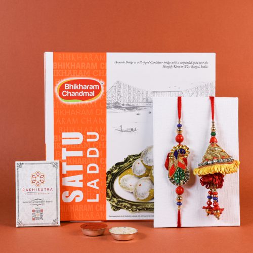 Sattu Laddu & Rakhi Gift Pack