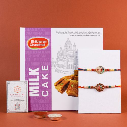 Festive Rakhi & Milk Cake Combo
