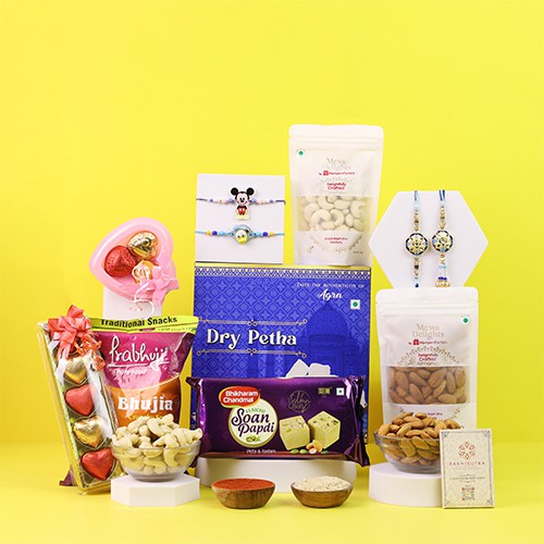 Festive Family Rakhi & Treats Hamper