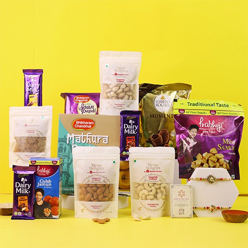 Ganesh Rakhi Festive Indulgence Set