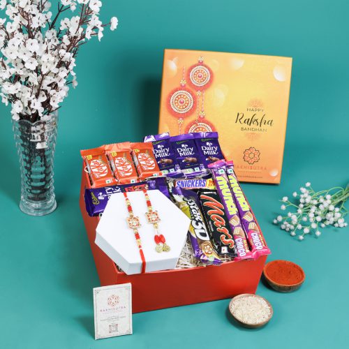 Chocolate Indulgence Rakhi Hamper