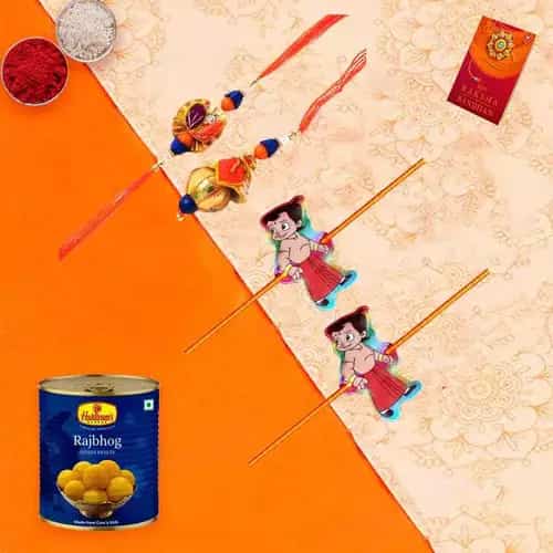 Traditional Raj Bhog Rakhi Hamper