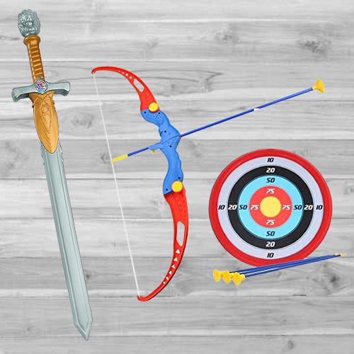 Marvelous Bow and Arrow Archery Set with Bahubali Toy Sword