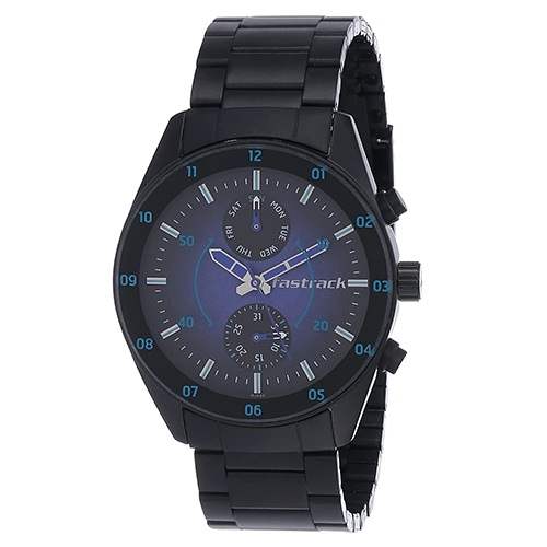 Exclusive Fastrack Space Analog Purple Dial Mens Watch