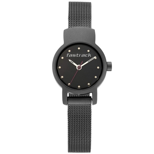 Stylish Fastrack Analog Black Dial Womens Watch