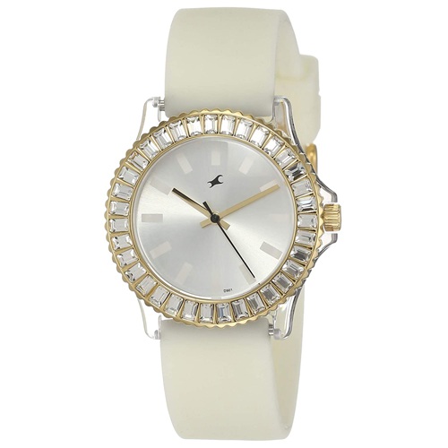 Stylish  Hip Hop Analog White Dial Womens Watch