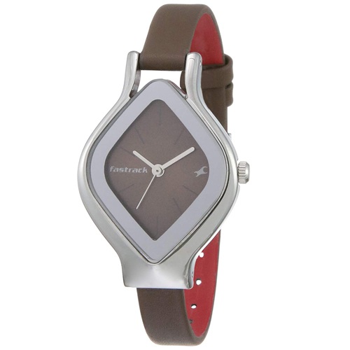 Lovely Fastrack Analog Brown Dial Womens Watch